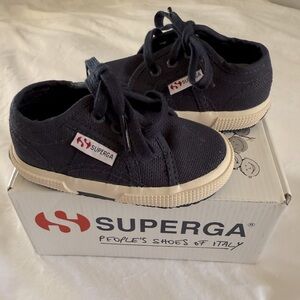 Superga Navy Toddler Shoe